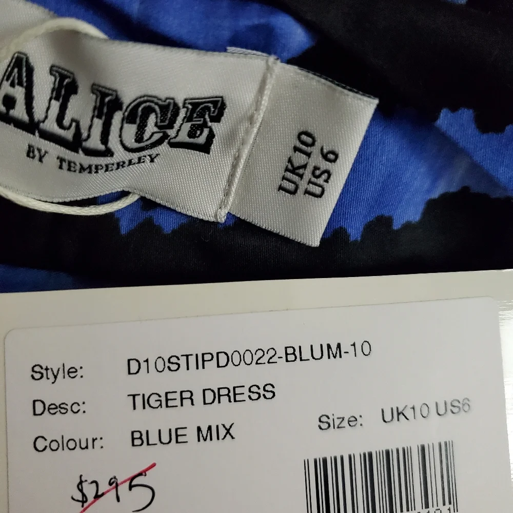 Alice by Temperley Tiger Print Sun Dress - Picture 5 of 9